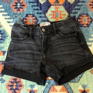Abercrombie and Fitch girls denim shorts